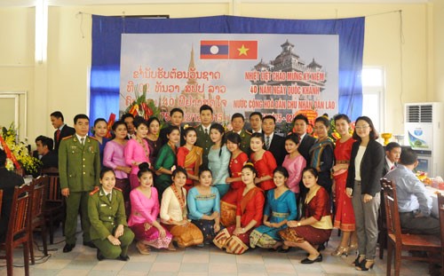 Mít tinh kỷ niệm ngày Quốc khánh CHDCND Lào là hoạt động thường niên, được tổ chức bởi tổ Quốc tế - Phòng Quản lý học viên, Học viện CSND